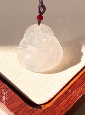 澜山疗愈天然玉髓项链玛瑙男女