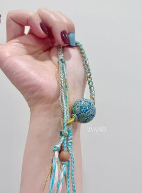 澜山疗愈中式国风编绳手串