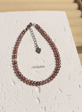 引流福利款天然淡水无核糖果小珍珠女手链百搭学生通勤气质叠戴