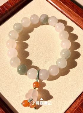 澜山疗愈天山翠手链新中式喜水木