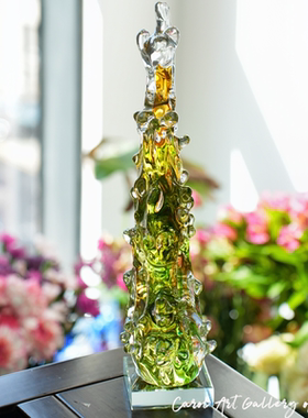 卡罗尔生命树琉璃创意摆件