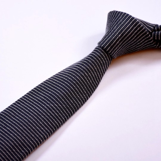 European and American Wool Blended Business Style Groom’s Gray Tie