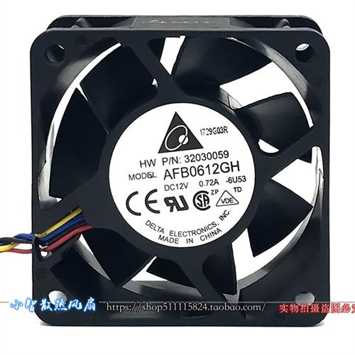 AFB0612GH 6025 0.72A 6CM large air volume 4-wire PWM temperature control chassis cooling fan
