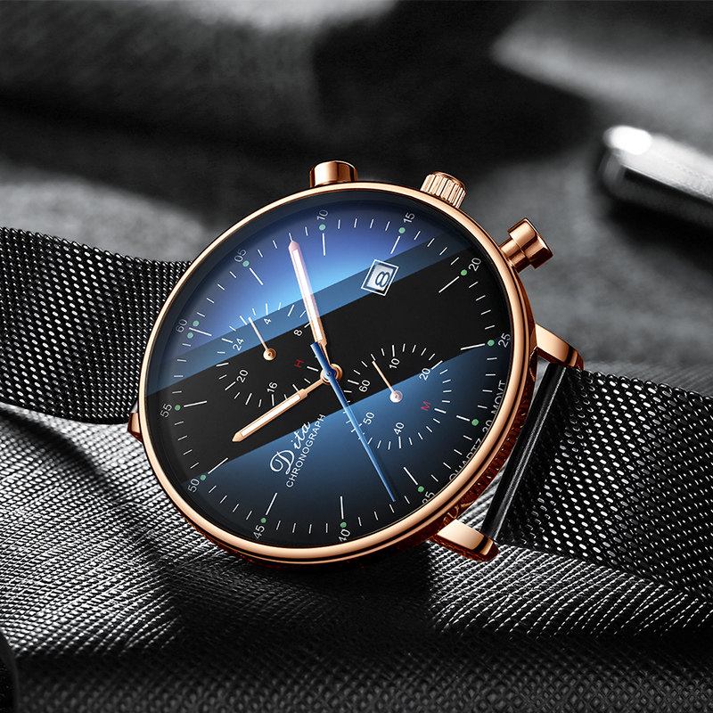 2020新款男士全自动十大防水机械表 迪塔凯迪森国产腕表