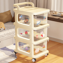 Small cart snacks Shelves Baby Items Storage Cabinet Multilayer Drawer TOY SHELF LIVING ROOM REMOVABLE