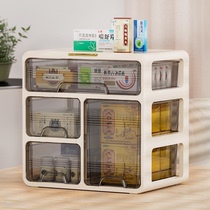 Medicine box Family clothes Drawer Large Capacity Medicines Medicine Containing Cabinet Home Medical Small Medicine Case Medicine Basket First Aid Kit