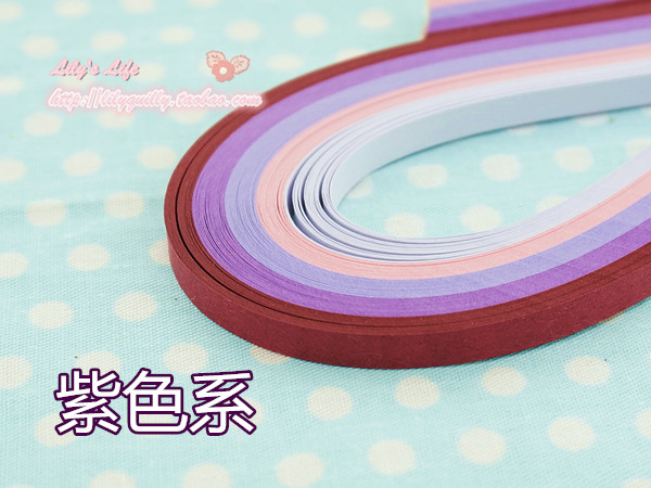 衍纸手工儿童35色彩纸衍纸条套装材料5310mm进口渐变色系送工具 - 图3