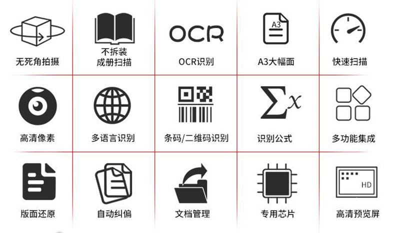 汉王18F高拍仪不拆封扫描成册扫描仪A3幅面1800万像素HW-18F - 图1