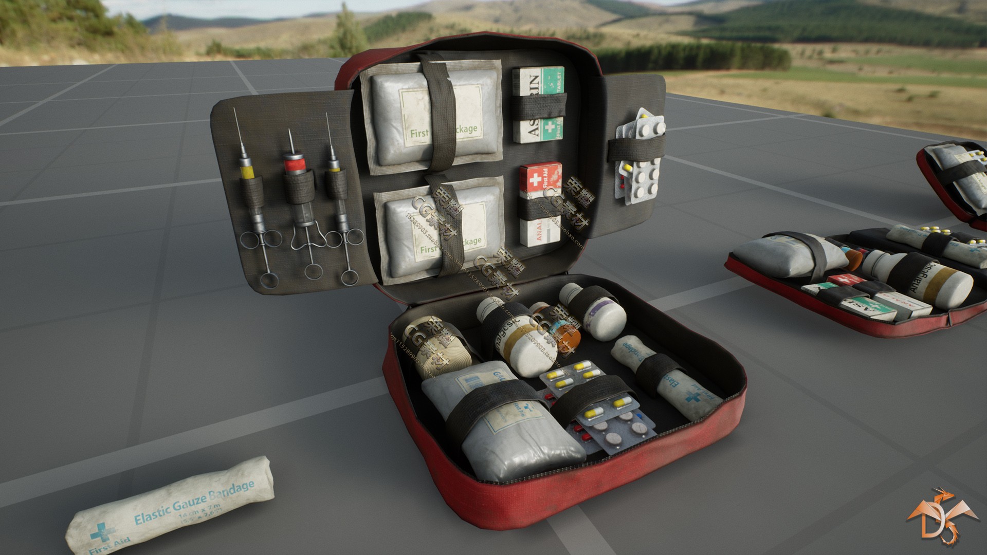 医疗包 药品 补给箱 道具 虚幻4 UE4 First Aid Health Kits - 图2