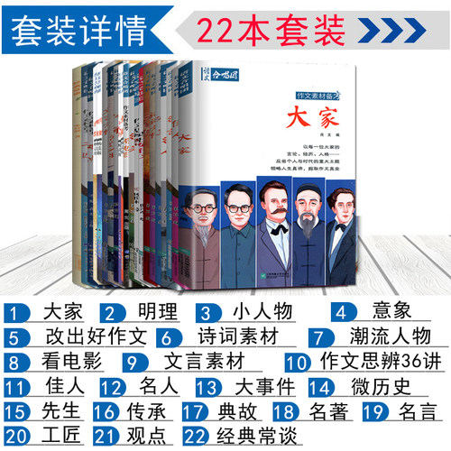语文作文合唱团大学大家看电影名人小人物大家典故明理名人名著传承佳人高考畅读版合唱团22本高中阅读推荐作文素材提分主题任选 - 图0