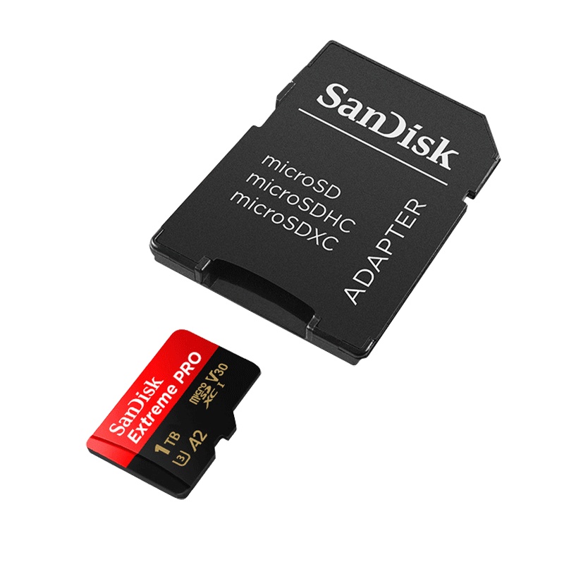 SanDisk闪迪 1TB无人机TF卡手机内存卡micro sd卡 A2相机卡存储卡