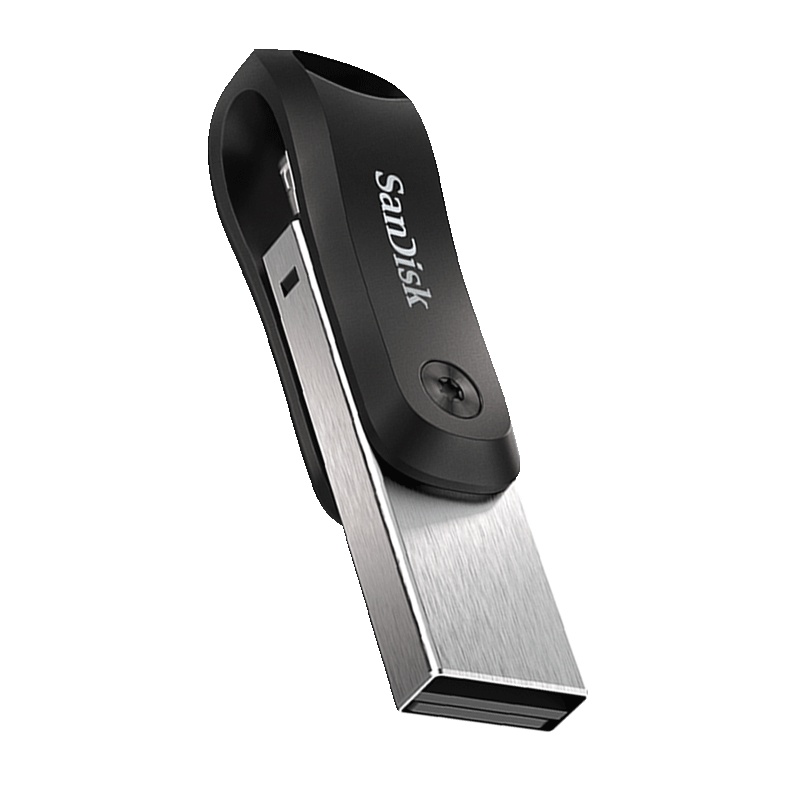 闪迪128G苹果手机电脑两用U盘256G大容量Lightning双接口优盘 - 图0