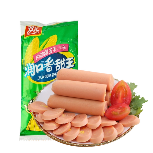 双汇 Runkou Sweet King 240G*3 мешки с кукурузной колбасой с колбасой с закусочной для быстрого питания Партнер с лапшой мгновенный