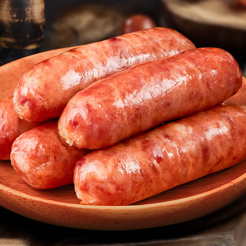 双汇地道肉肠原味黑胡椒味火山石烤肠