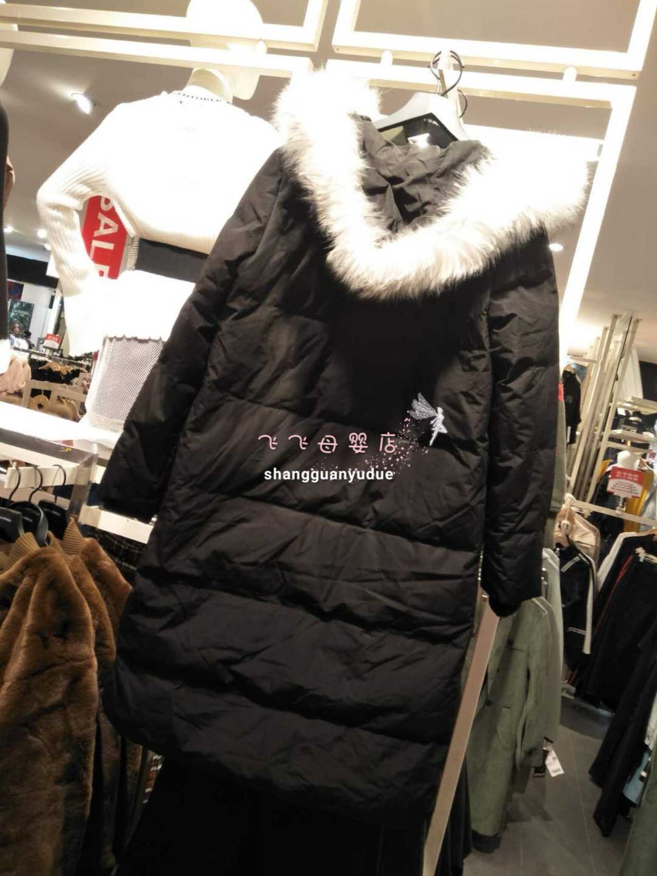 年冬季长款羽绒服女装 鸭鸭羽绒服女 317412519 黑色新款白鸭绒 2018 年冬季长款羽绒服女装 鸭鸭羽绒服女 317412519 黑色新款白鸭绒 2018