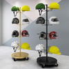 Hat rack floor-standing helmet display rack bold