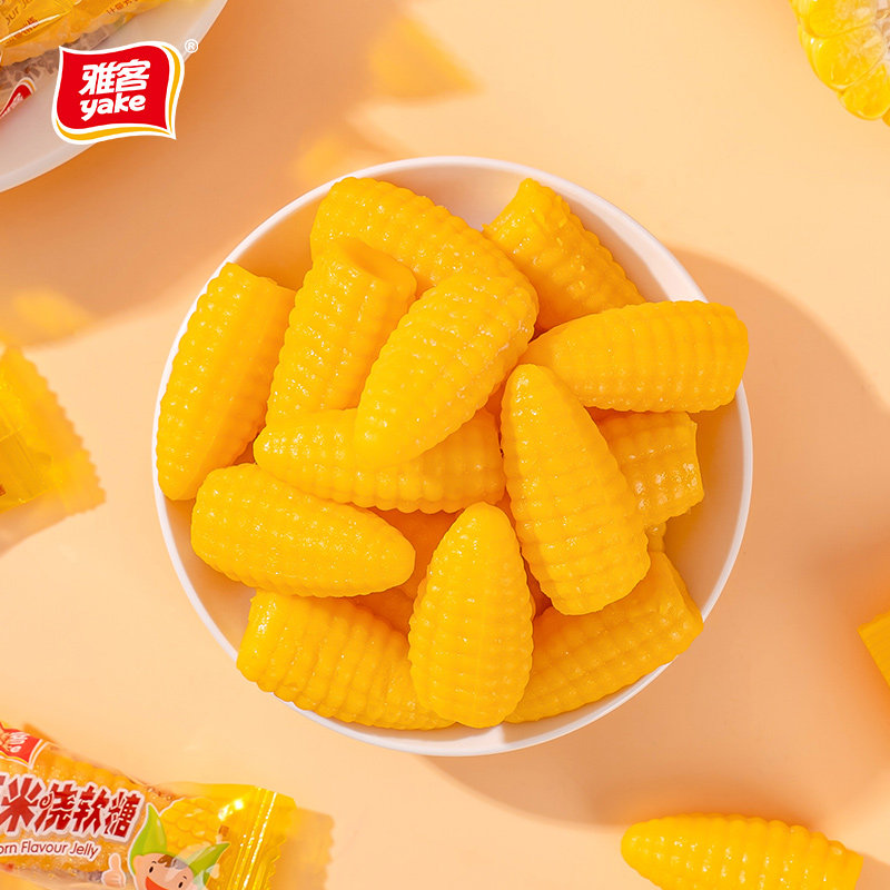 雅客玉米糖软糖500g袋装粟米烧婚庆喜糖果休闲食品糖果零食大礼包,淘宝优惠券,粉丝福利购,淘宝优惠卷