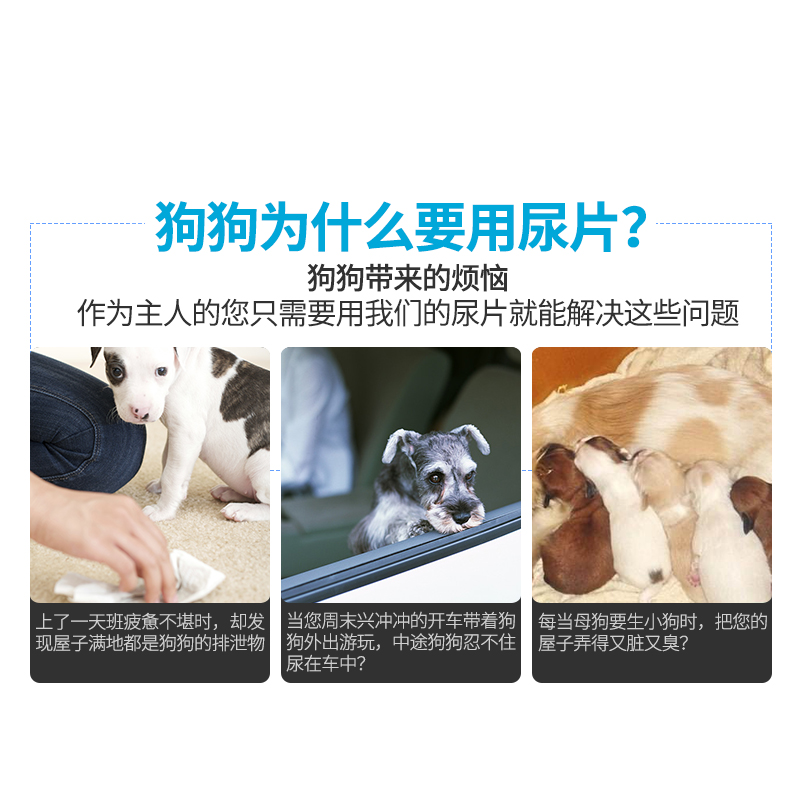 包邮 安洁乐宠物吸水猫狗狗尿片100片 兔尿不湿尿垫尿布配合厕所 - 图1