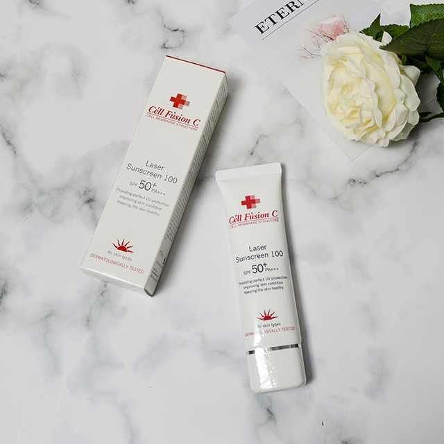 不闷痘 SPF50 低敏清爽防晒乳霜 cellfusion 韩国秀肤生 不闷痘 SPF50 低敏清爽防晒乳霜 cellfusion 韩国秀肤生