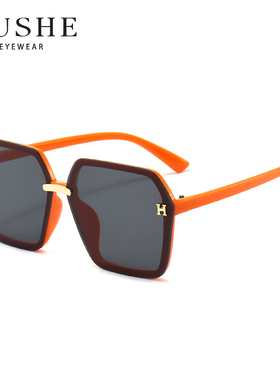 圆脸秦岚同款复古风韩版太阳镜