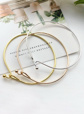 diy森系古风百搭光面钛钢手环