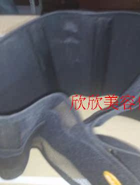早康黑色网状夏季腰部固定带