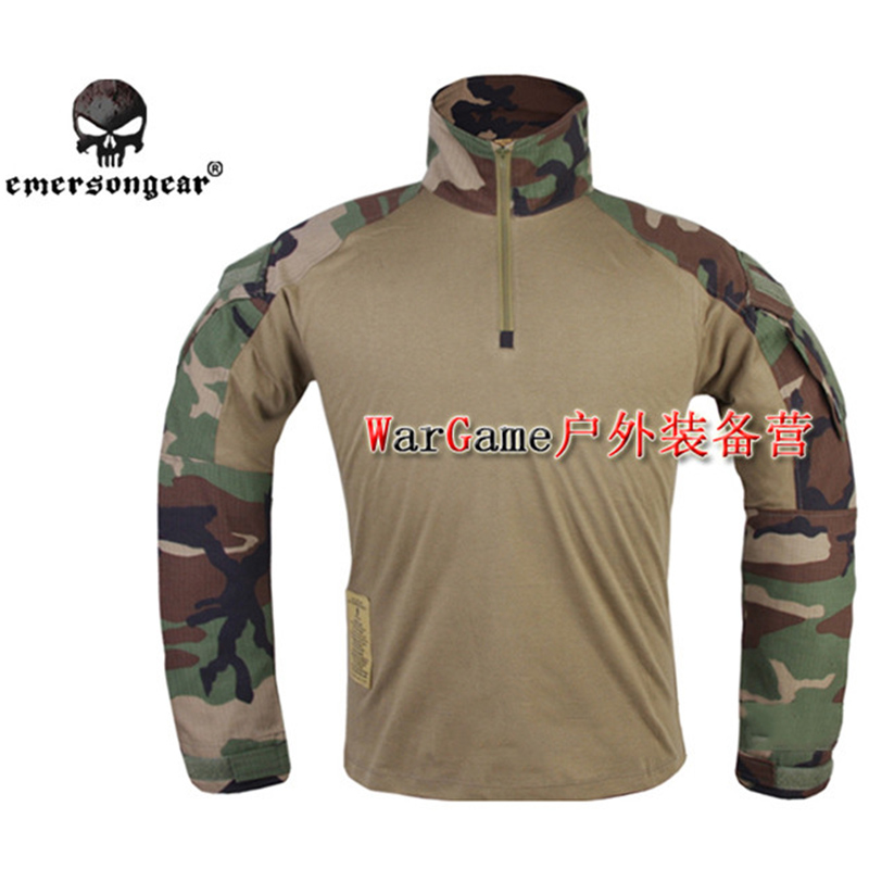 爱默生G3 WL四色丛林青蛙服户外真人CS战术作训 T恤上衣/裤子套装 - 图0