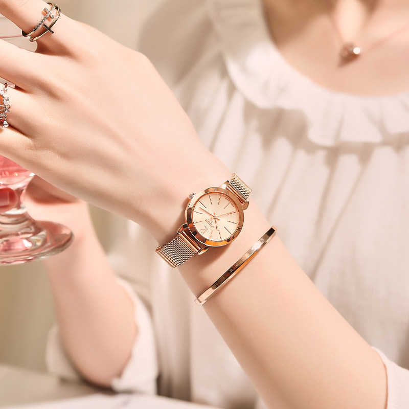 聚利时简约气质小众轻奢小巧防水小 julius聚利时怿涵国产腕表