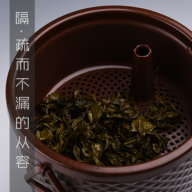 茶桶茶渣桶功夫茶具排水桶茶水桶茶具配件茶叶桶带盖小垃圾废水桶-图2