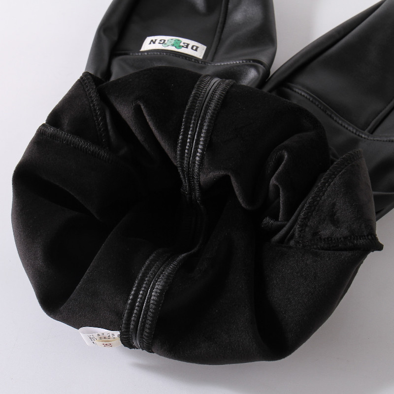 女童皮裤秋冬新款男宝黑色一体绒薄绒靴裤儿童冬季加绒防风束脚裤,淘宝优惠券,粉丝福利购,淘宝优惠卷