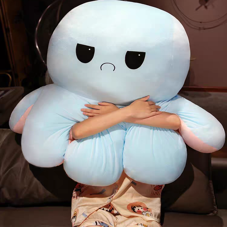 变脸超大章鱼玩偶抱枕睡觉八爪鱼翻面公仔儿童毛绒玩具女孩子礼物,淘宝优惠券,粉丝福利购,淘宝优惠卷