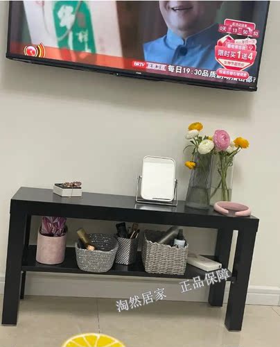 IKEA宜家 拉克电视柜长凳 换鞋凳  轻巧方便简易客厅储物矮凳鞋凳 - 图3
