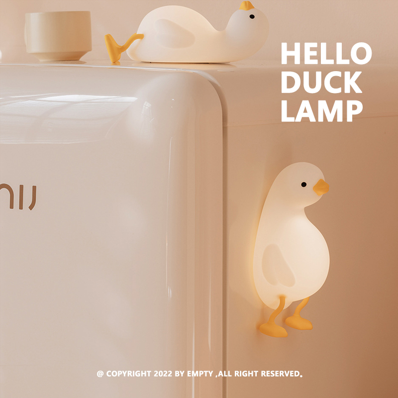 Hello | Duck Lamp 您好鸭 硅胶伴睡灯 会说话的萌系小夜灯 - 图2