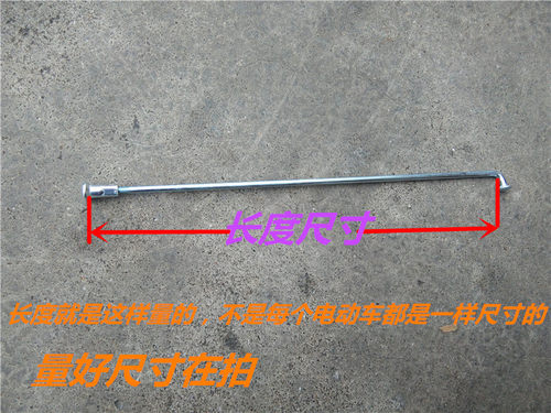 10g号3mm粗电动车辐条锂电车钢丝车条单车自行车载重王钢线配件 - 图0