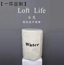 Water dispenser cover dust cover shielded cloth art minimalist living-room vertical universal drinking water dispenser hood bucket cover customizable