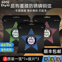 Road Dog Qin Strings Guitar Strings 1 2 3 Strings Folk Guitar Accessories Wood Guitar Strings anti-rust set 6 One string single root