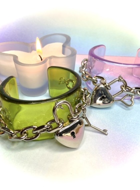 手镯宽手链亚克力新款