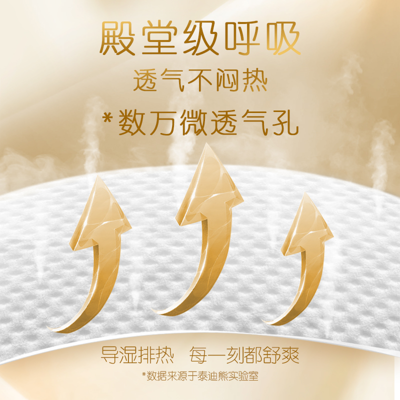 泰迪熊亲肤纸尿裤nb40片 婴儿超薄透气新生儿初生尿不湿