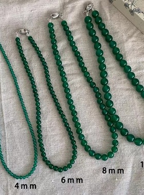 新中式复古国潮天然串珠项链玛瑙