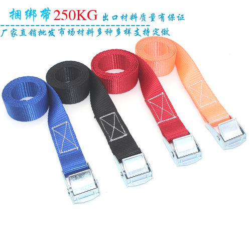 尼龙加厚压扣拉紧器自驾捆绑器固定捆绑带简易货物收紧器25MM - 图1
