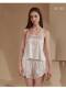 Ice silk suspender shorts, sexy two-piece suit, pajamas, women's underwear, home clothes, sexy vacation large size 300Jin Jin is equal to 0.5 kg