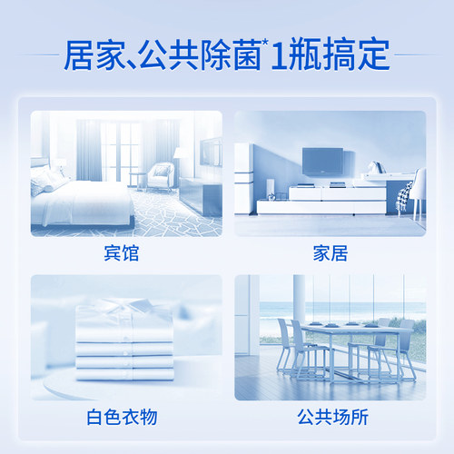 蓝月亮漂白剂600g白色衣物白衣服洗白神器漂白水去渍去黄漂白专用 - 图2