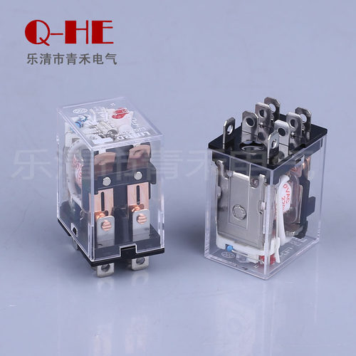 LJQX-13F小型通用继电器10A直流24V12V大8脚交流220V带底座套装 - 图3