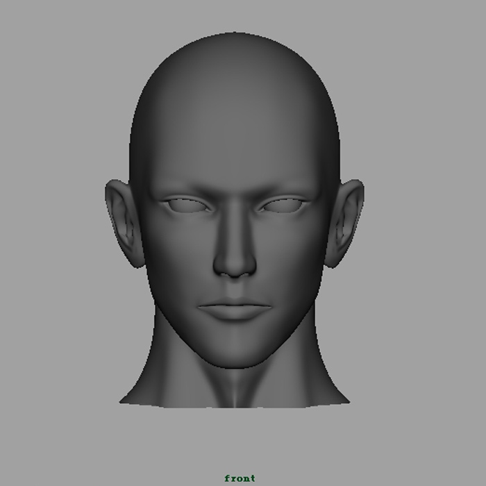 3D游戏学习动画设计资料男性素材maya模型人头肖像欧洲灰度人气 - 图2