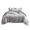 High-end jacquard European-style skin-friendly and soft four-piece sleeping naked set