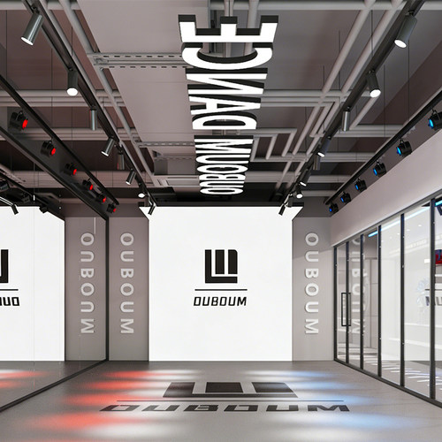 led字母灯健身房异形灯台球厅网咖超市工业风造型灯舞蹈房创意灯 - 图1