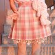 ປົດລ໋ອກກະເປົ໋າ Lolita ດູໃບໄມ້ລົ່ນແລະລະດູຫນາວແບບດັ້ງເດີມຂອງຜັກຜັກກາດທີ່ຫລາກຫລາຍພາສາຍີ່ປຸ່ນ JK ຜັກກາດສາວຫນ້າຮັກບວກກັບດອກໄມ້ velvet ຢູ່ໃນຫຼັກຊັບ