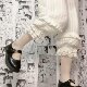 Lolita ເດັກຍິງຍີ່ປຸ່ນອ່ອນ accordion pleats leggings ຄວາມປອດໄພຫວານ Lolita ສະດວກສະບາຍ pumpkin pants ແບບຍາວ