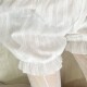 Lolita ສາວຫວານສີແຂງຝ້າຍແລະ pants ຜັກ linen