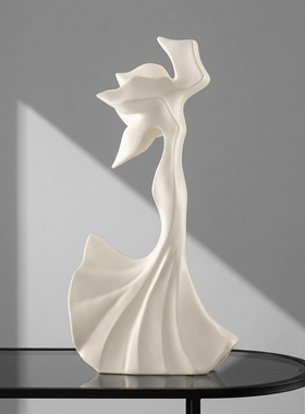 简约白色抽象创意家居摆件